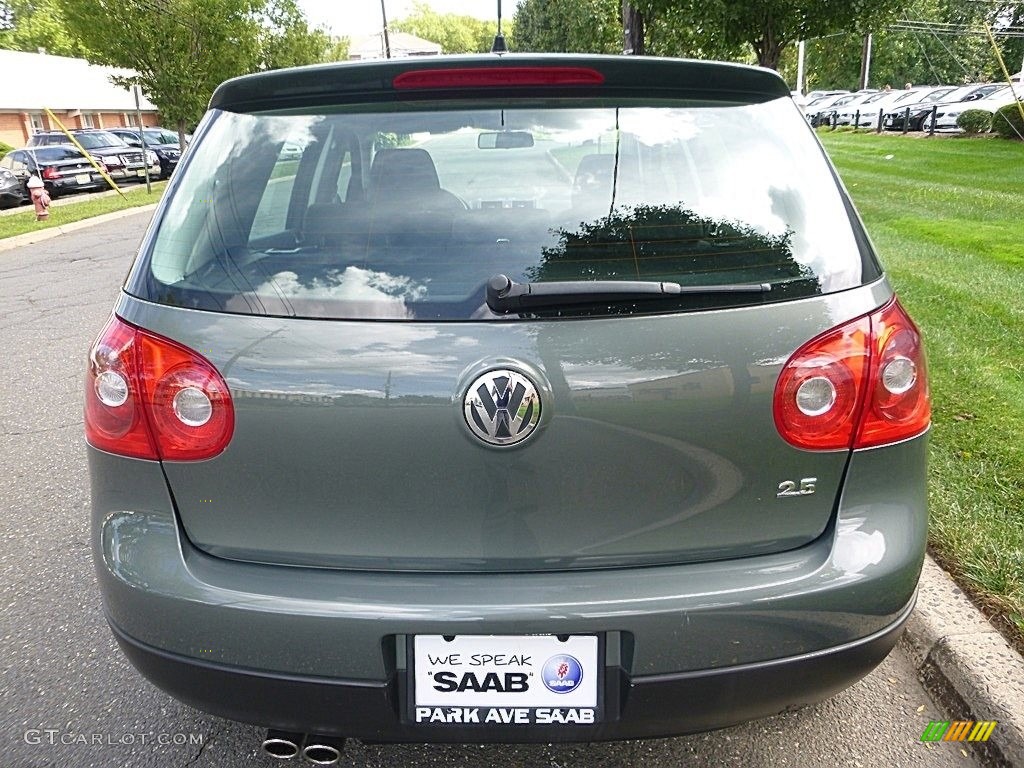 2007 Rabbit 4 Door - Sage Green Metallic / Art Grey photo #4