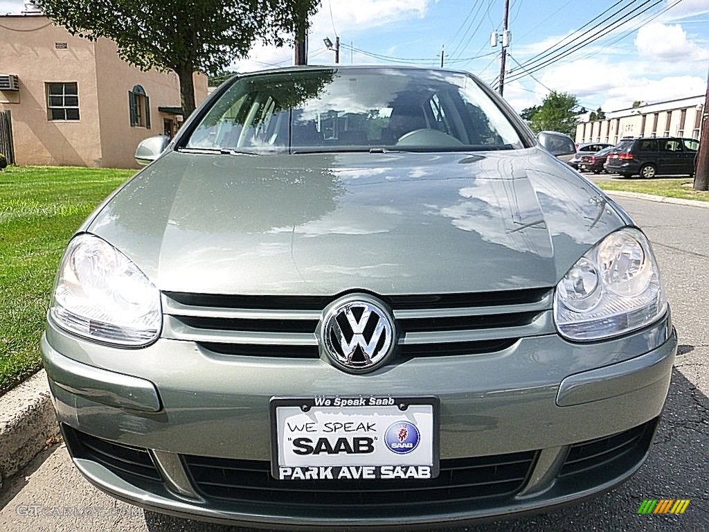 2007 Rabbit 4 Door - Sage Green Metallic / Art Grey photo #8