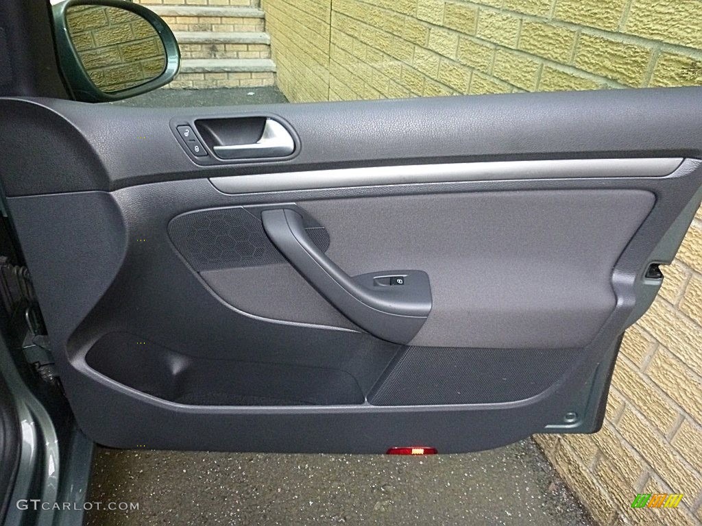 2007 Rabbit 4 Door - Sage Green Metallic / Art Grey photo #16