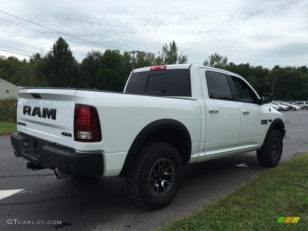 2016 1500 Rebel Crew Cab 4x4 - Bright White / Rebel Theme Red/Black photo #5