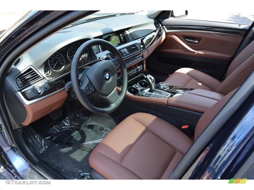 2016 5 Series 528i xDrive Sedan - Imperial Blue Metallic / Cinnamon Brown photo #10