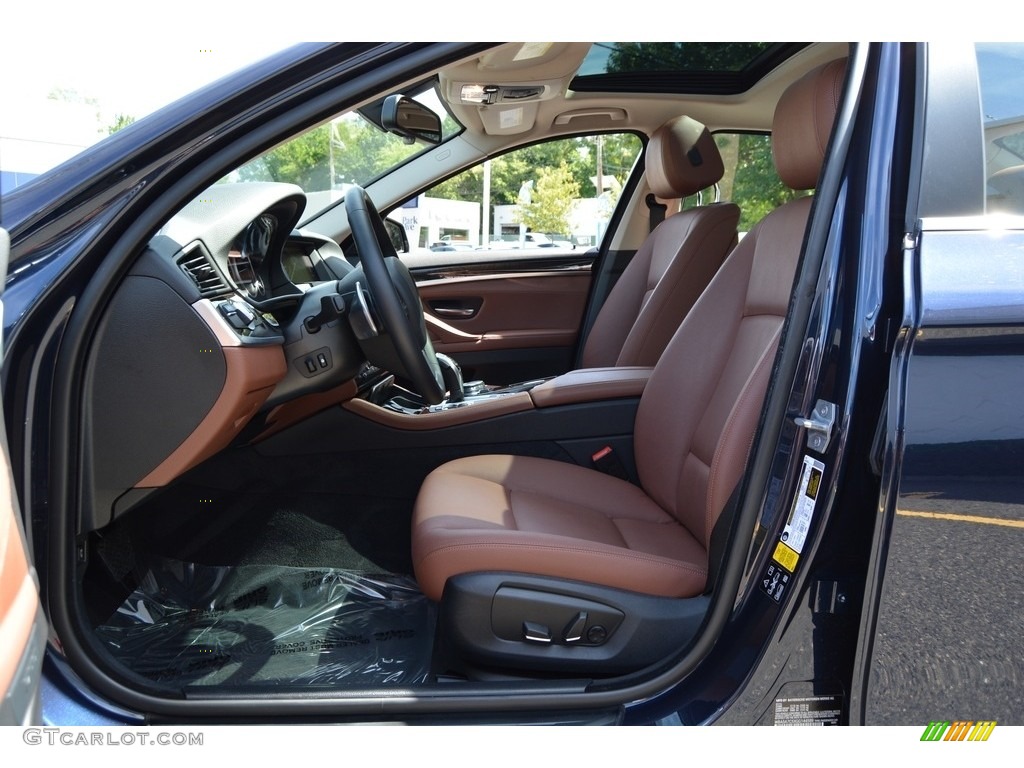 2016 5 Series 528i xDrive Sedan - Imperial Blue Metallic / Cinnamon Brown photo #11