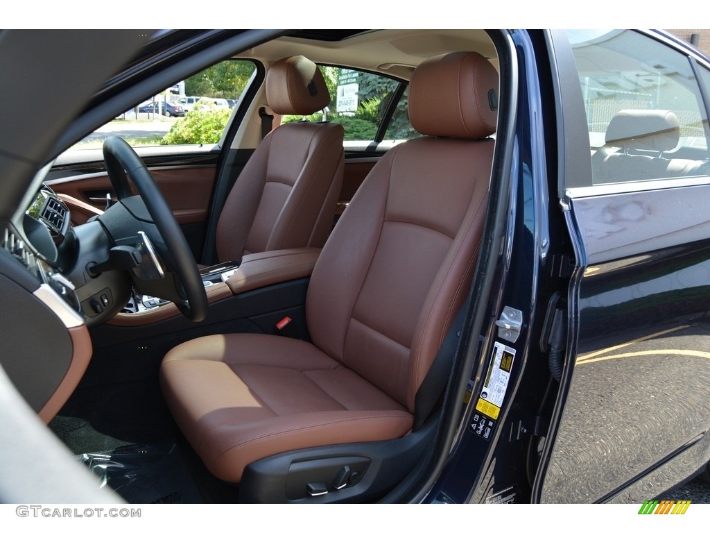 2016 5 Series 528i xDrive Sedan - Imperial Blue Metallic / Cinnamon Brown photo #12