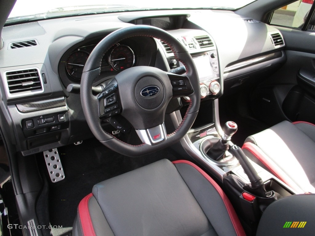 2016 Subaru WRX STI Limited Carbon Black Dashboard Photo #115469726