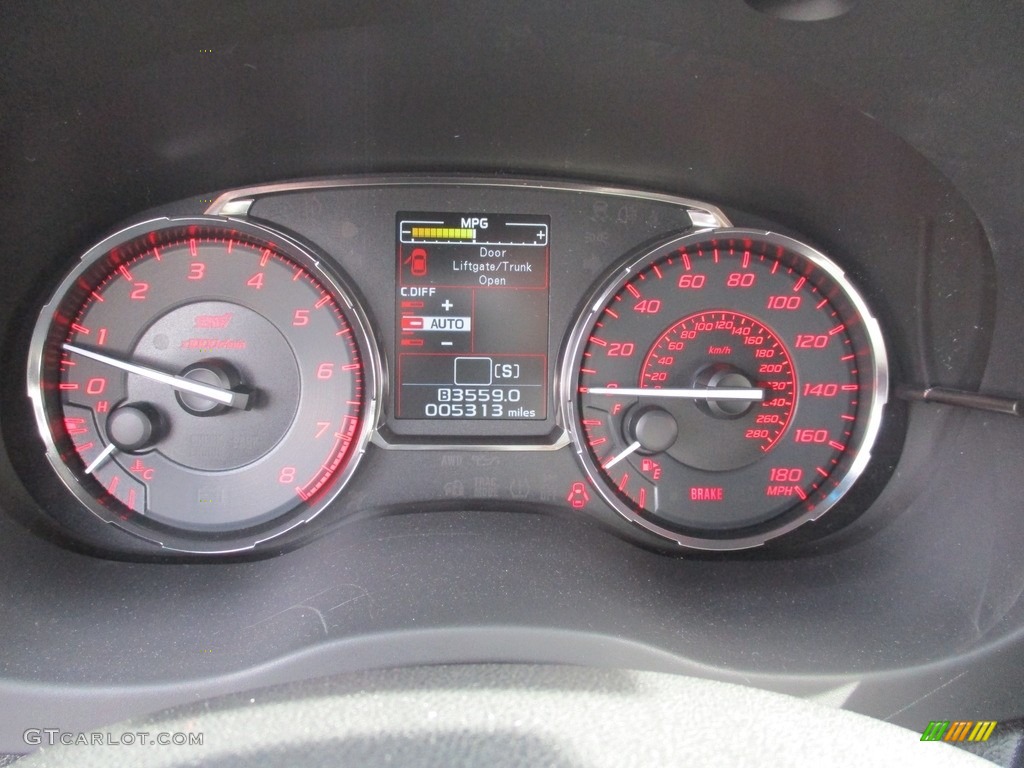2016 Subaru WRX STI Limited Gauges Photo #115469808