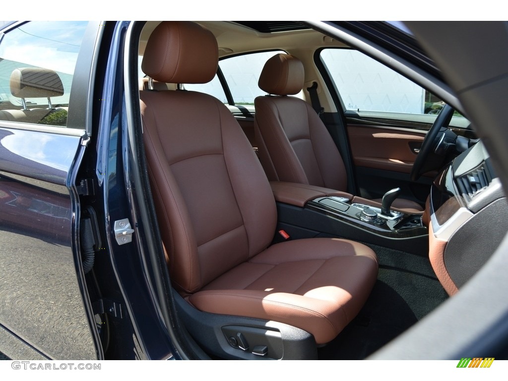 2016 5 Series 528i xDrive Sedan - Imperial Blue Metallic / Cinnamon Brown photo #28
