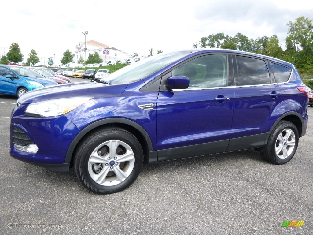 2013 Escape SE 2.0L EcoBoost 4WD - Deep Impact Blue Metallic / Medium Light Stone photo #5