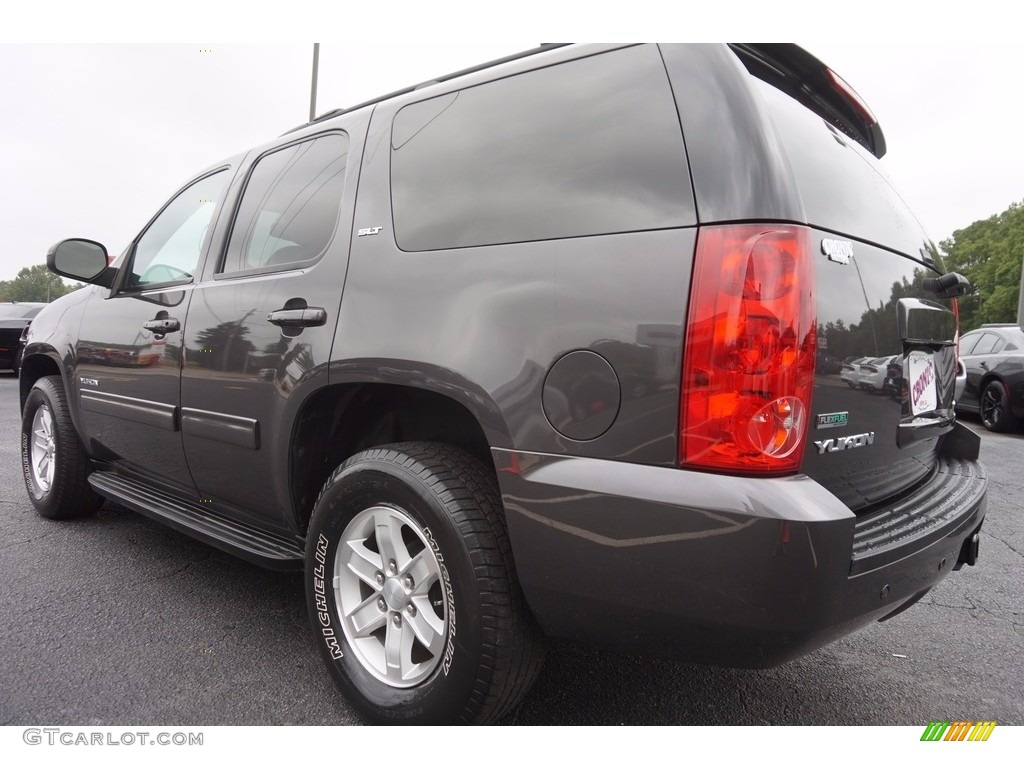2011 Yukon SLT - Storm Gray Metallic / Light Titanium photo #5