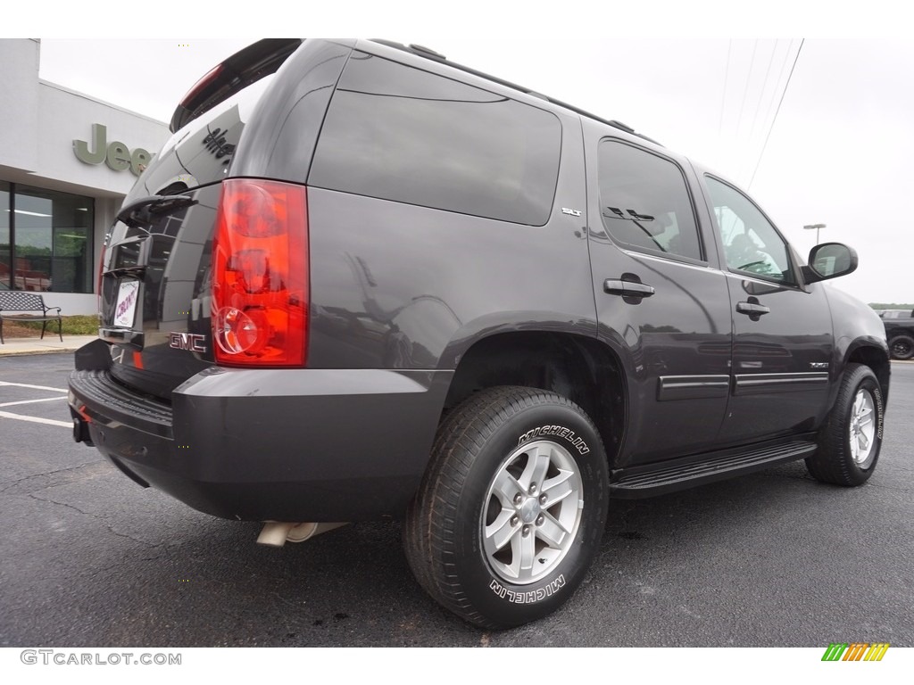 2011 Yukon SLT - Storm Gray Metallic / Light Titanium photo #7