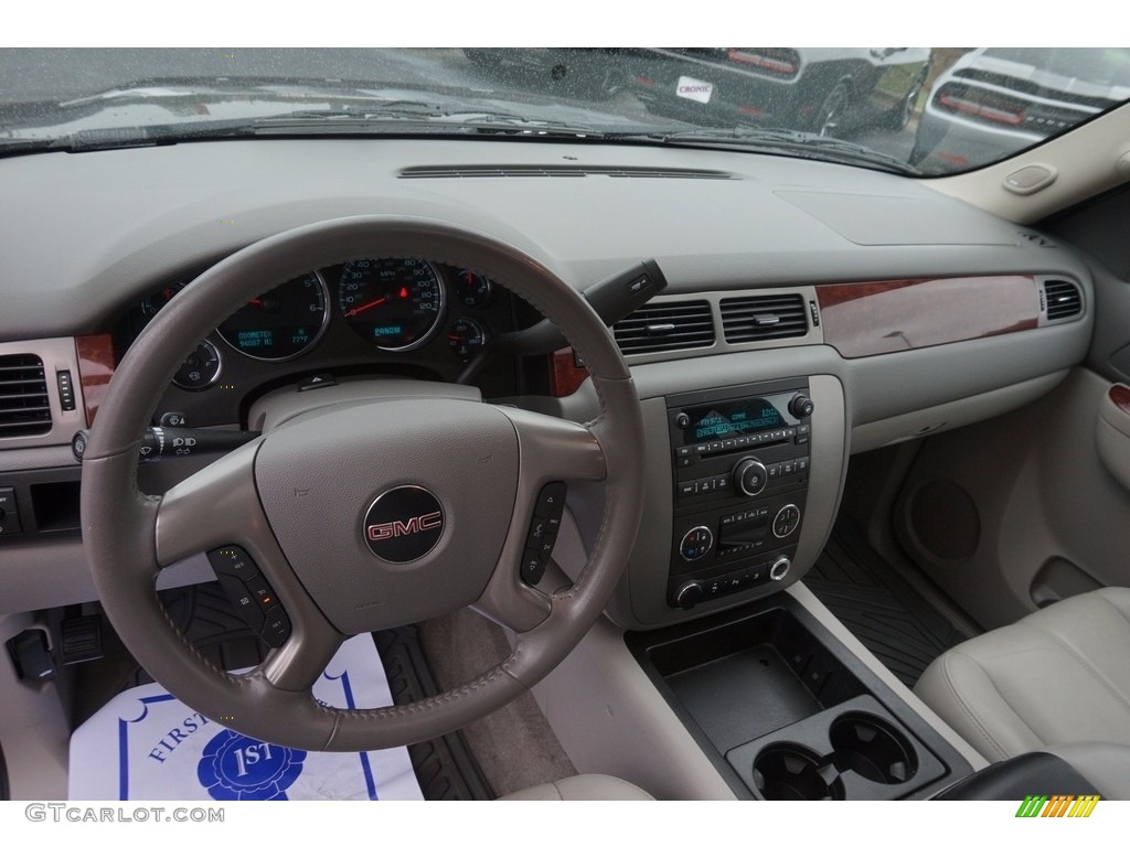 2011 Yukon SLT - Storm Gray Metallic / Light Titanium photo #10
