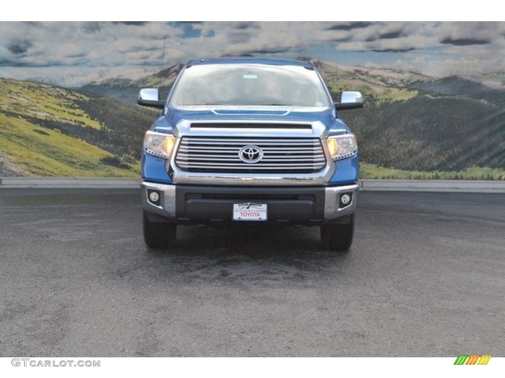 2016 Tundra Limited Double Cab 4x4 - Blazing Blue Pearl / Graphite photo #2