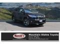 2016 Midnight Black Metallic Toyota Highlander XLE  photo #1