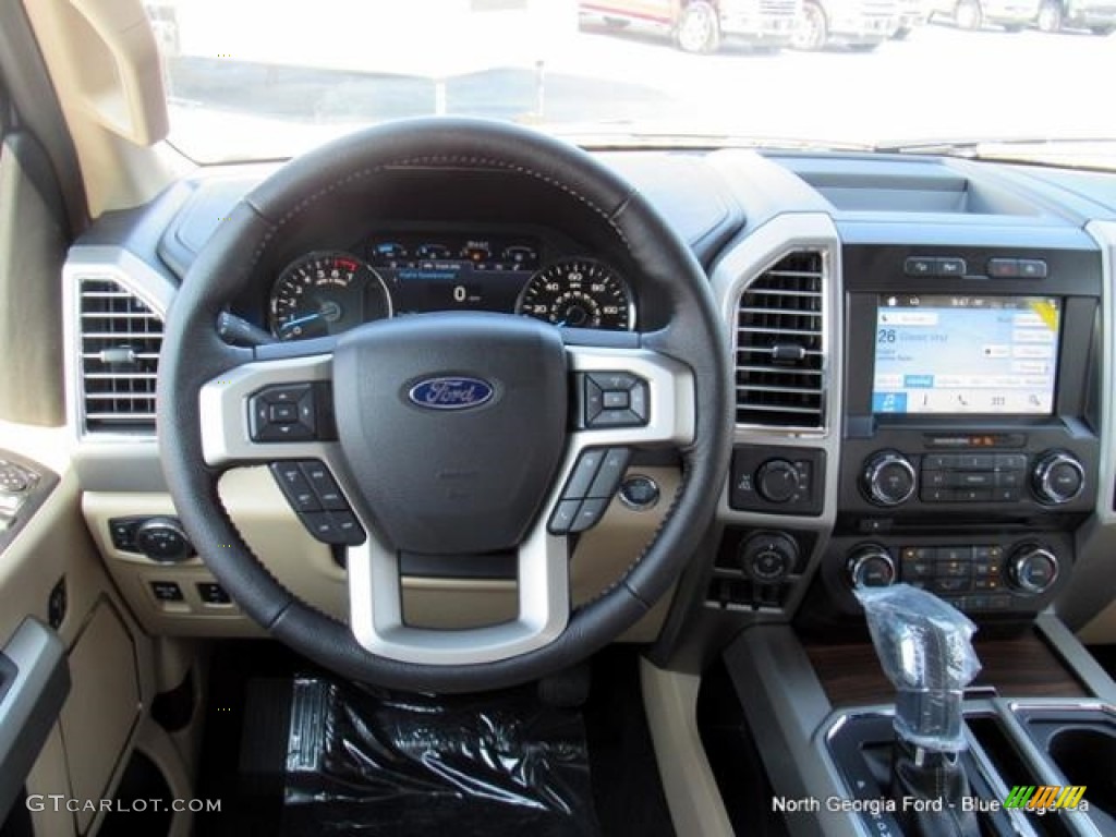 2016 F150 Lariat SuperCrew 4x4 - Oxford White / Medium Light Camel photo #12