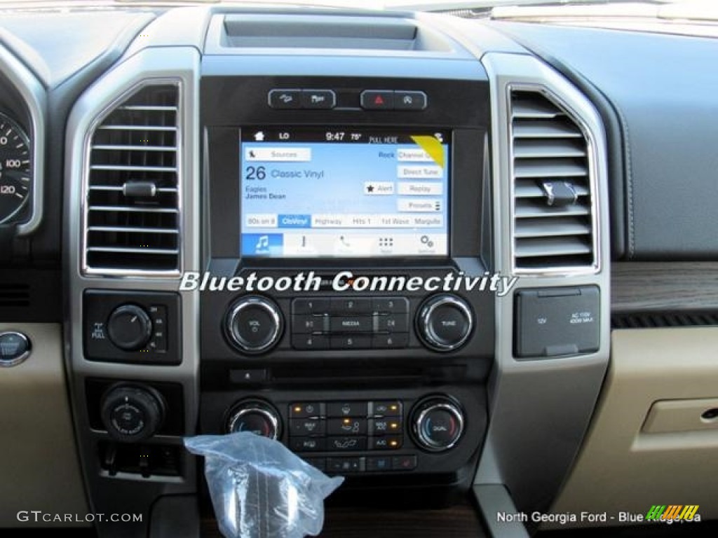 2016 F150 Lariat SuperCrew 4x4 - Oxford White / Medium Light Camel photo #13