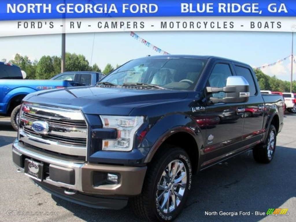 2016 F150 King Ranch SuperCrew 4x4 - Blue Jeans / King Ranch Java photo #1