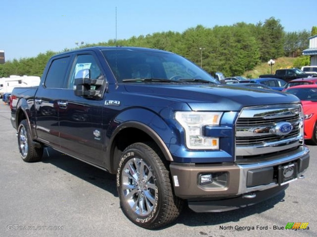 2016 F150 King Ranch SuperCrew 4x4 - Blue Jeans / King Ranch Java photo #2