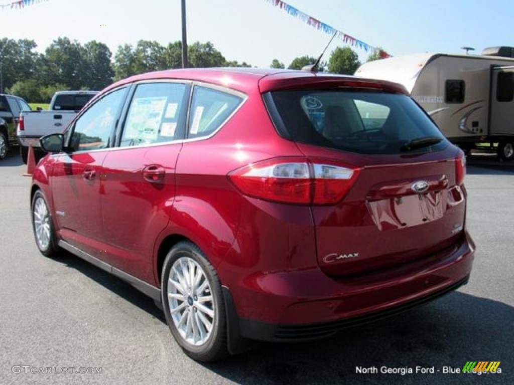 2016 C-Max Hybrid SEL - Ruby Red / Medium Light Stone photo #4