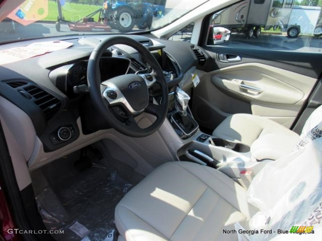 2016 C-Max Hybrid SEL - Ruby Red / Medium Light Stone photo #7