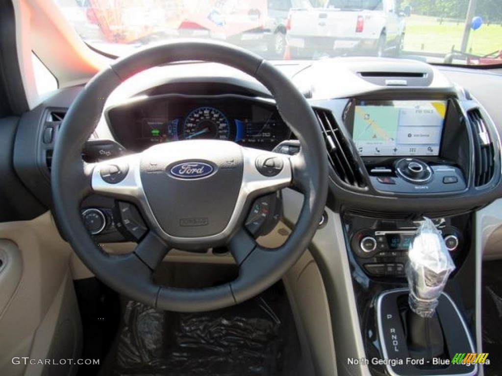 2016 C-Max Hybrid SEL - Ruby Red / Medium Light Stone photo #12