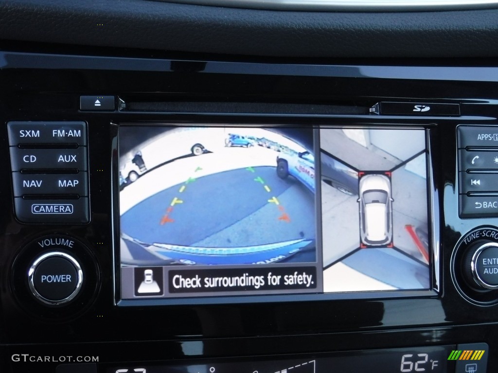 2015 Rogue SL AWD - Arctic Blue Metallic / Almond photo #16