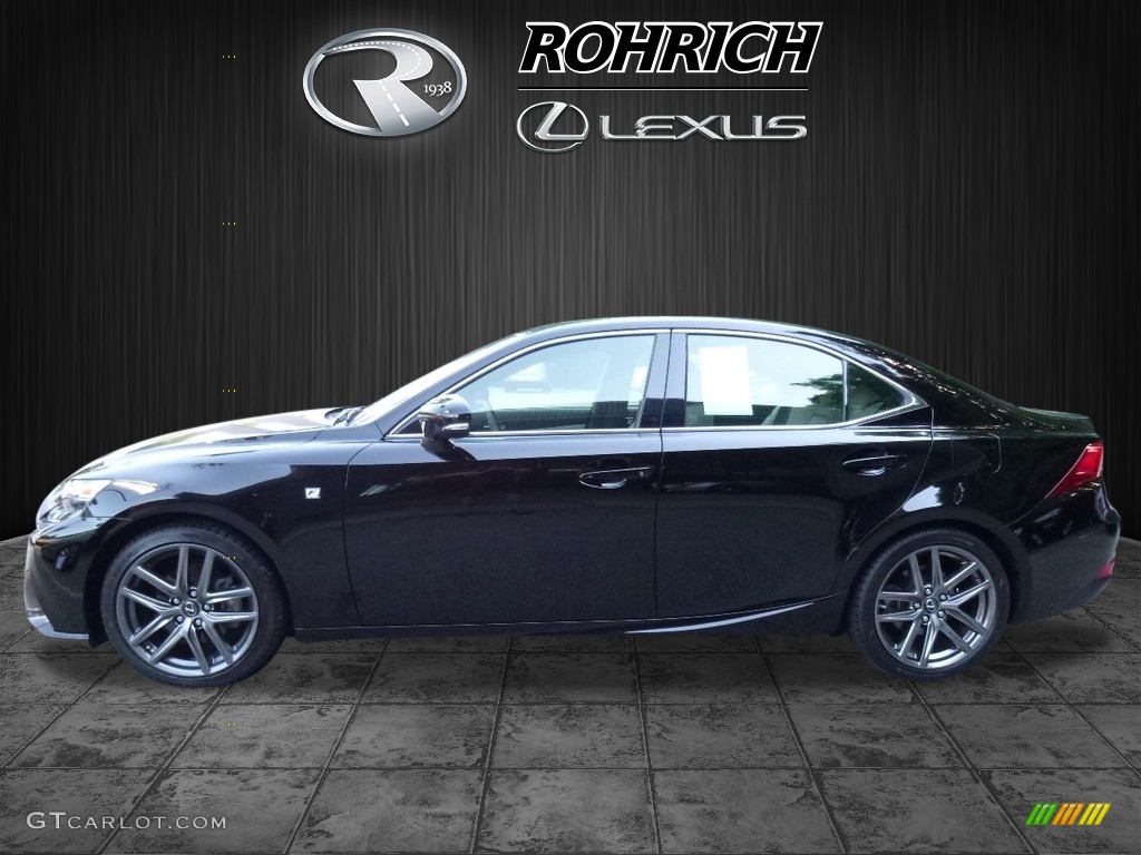 2014 IS 250 AWD - Obsidian Black / Black photo #3