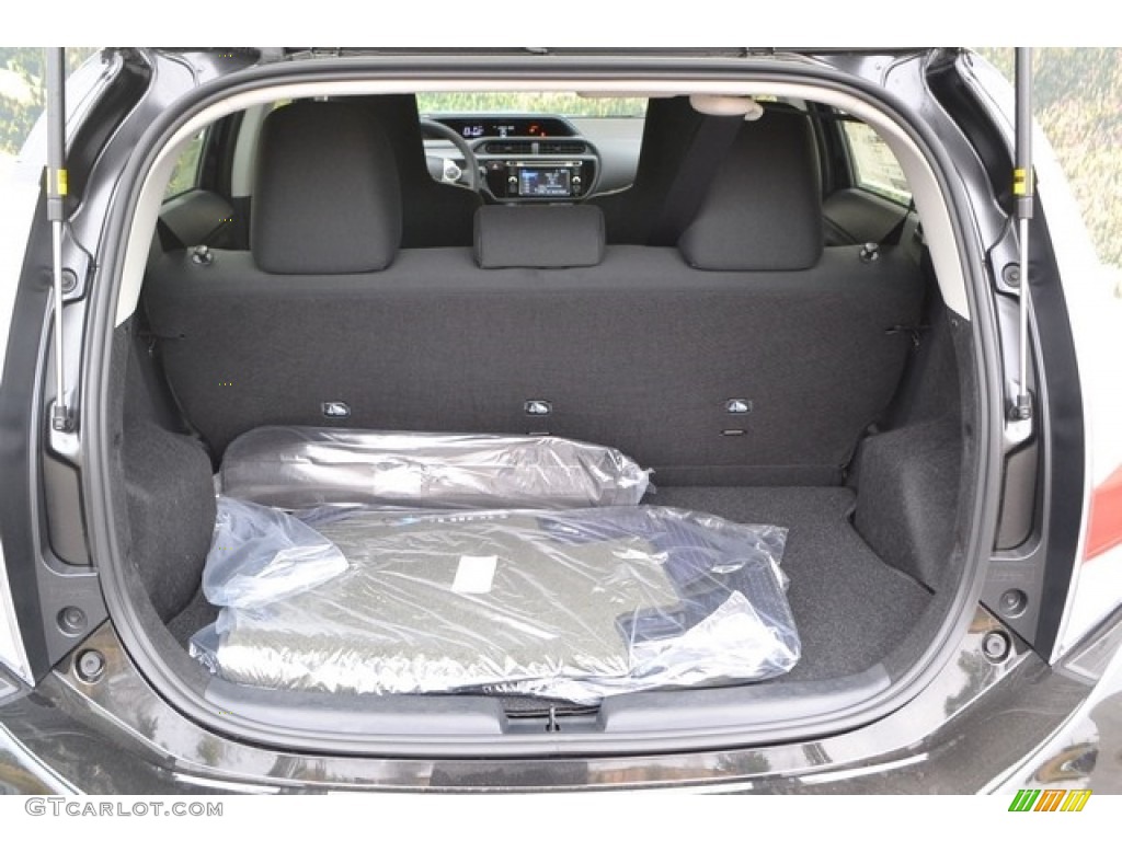 2016 Prius c One - Black Sand Pearl / Ash/Black photo #8