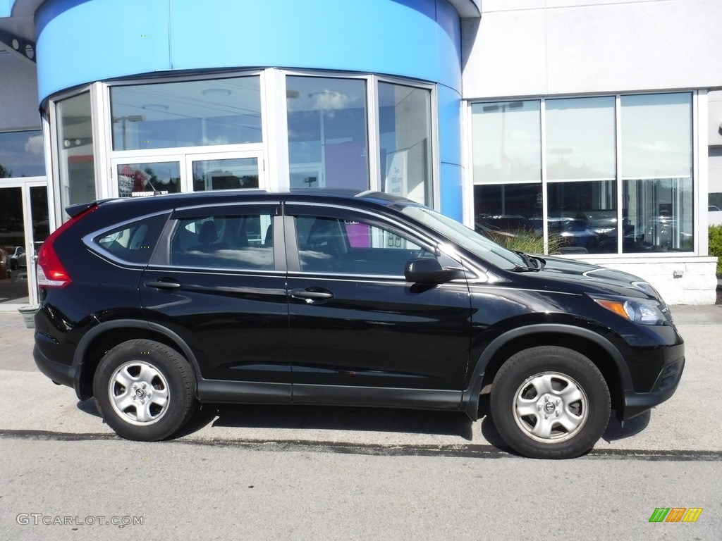 2014 CR-V LX AWD - Crystal Black Pearl / Black photo #2