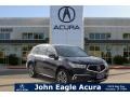 2017 Crystal Black Pearl Acura MDX Advance  photo #1