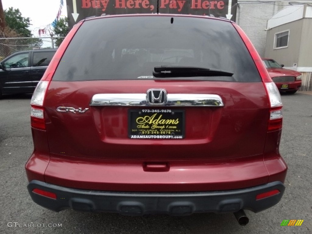 2007 CR-V EX-L 4WD - Tango Red Pearl / Black photo #5