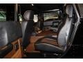 2006 Hummer H1 Ebony/Brown Interior Rear Seat Photo