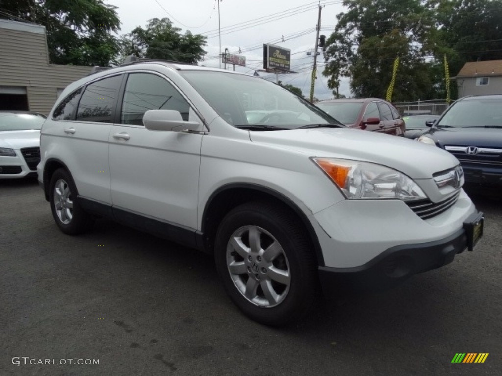 2008 CR-V EX-L 4WD - Taffeta White / Ivory photo #3