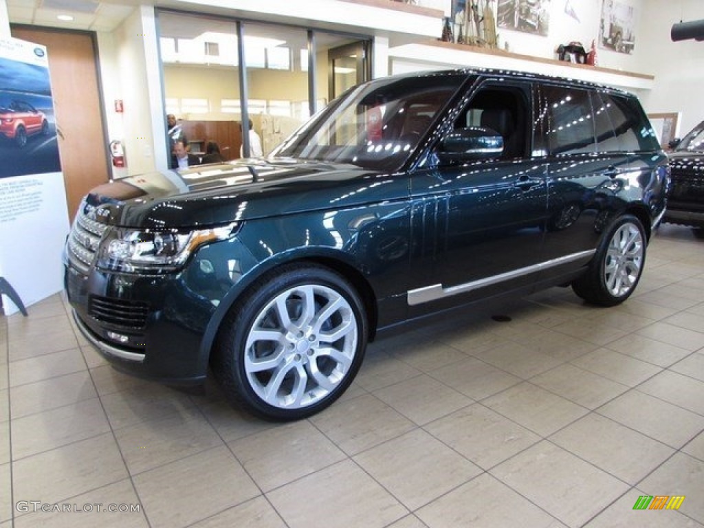 2016 Range Rover Supercharged - Aintree Green Metallic / Ebony/Ebony photo #8