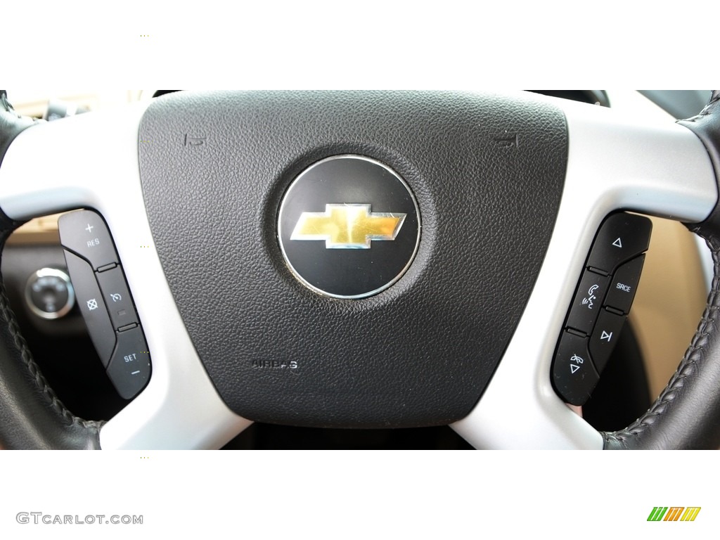 2011 Traverse LTZ AWD - Steel Green Metallic / Cashmere/Ebony photo #19