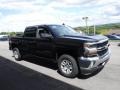 2017 Black Chevrolet Silverado 1500 LT Crew Cab 4x4  photo #6