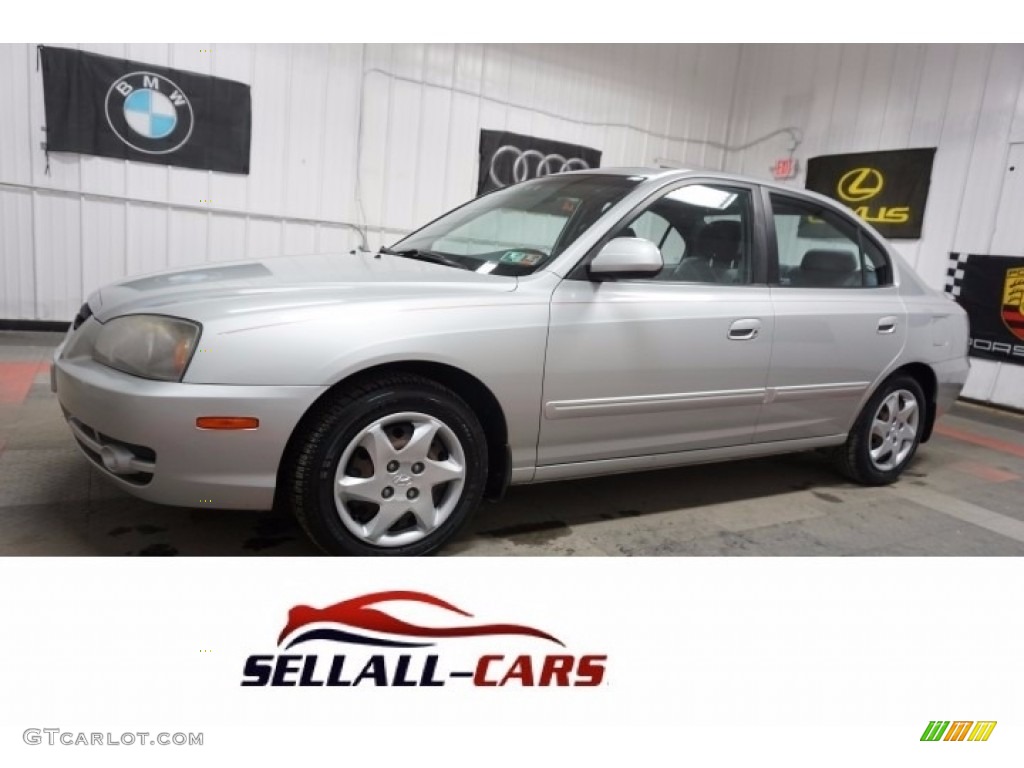 2006 Elantra GLS Sedan - Champagne Beige / Gray photo #1