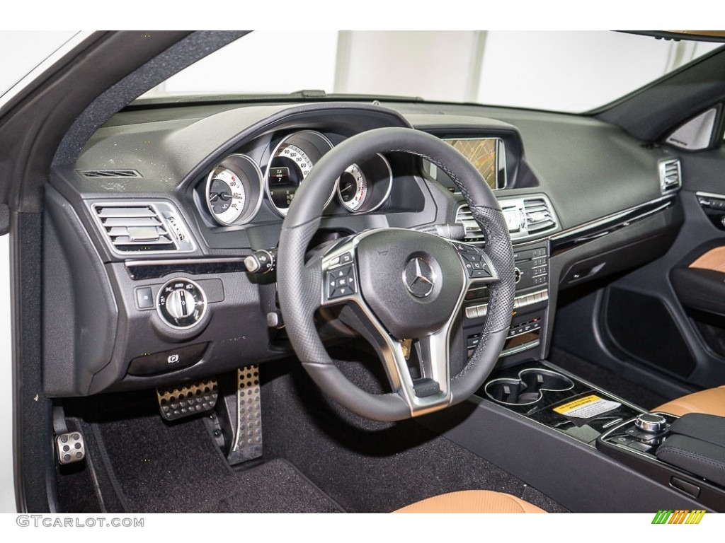 2017 Mercedes-Benz E 400 Coupe Natural Beige/Black Dashboard Photo #115493764