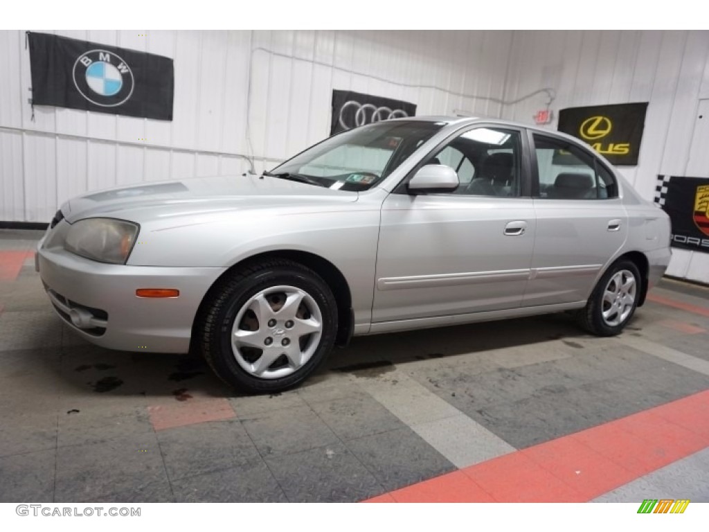 2006 Elantra GLS Sedan - Champagne Beige / Gray photo #2