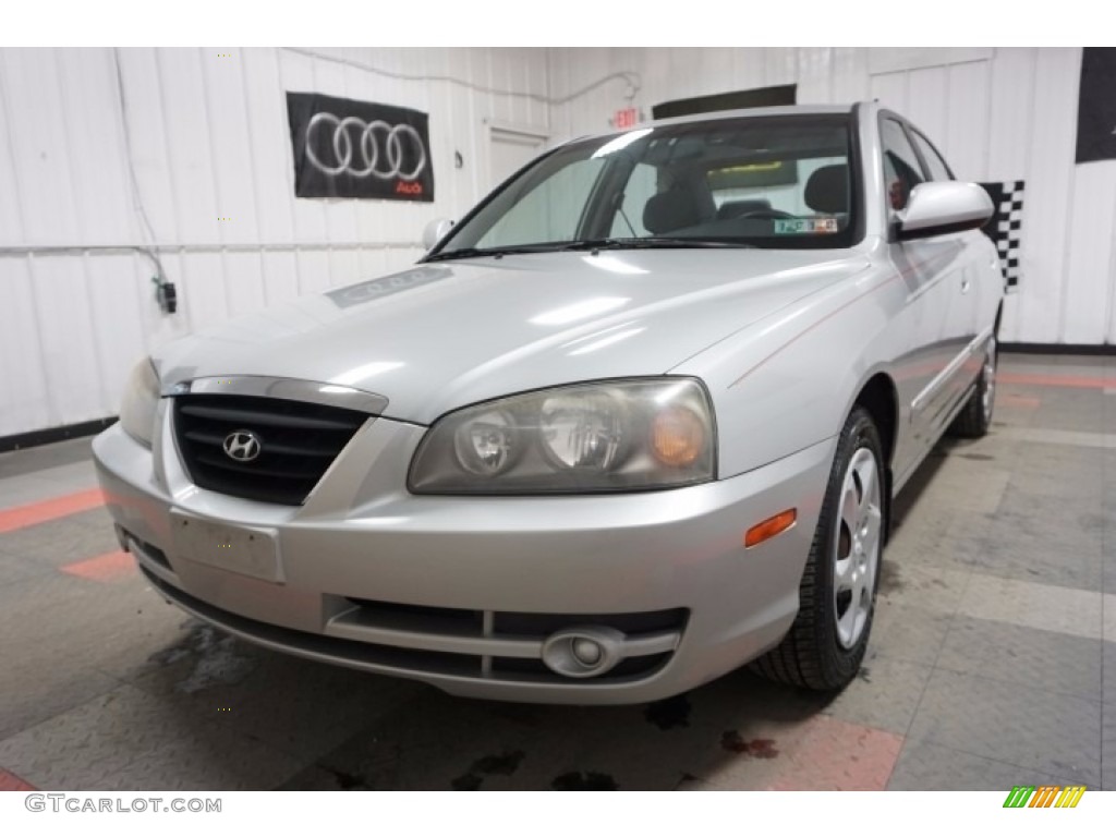 2006 Elantra GLS Sedan - Champagne Beige / Gray photo #3