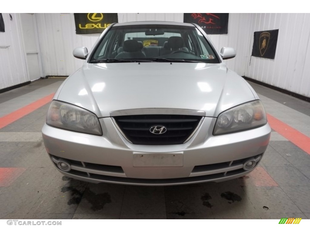 2006 Elantra GLS Sedan - Champagne Beige / Gray photo #4