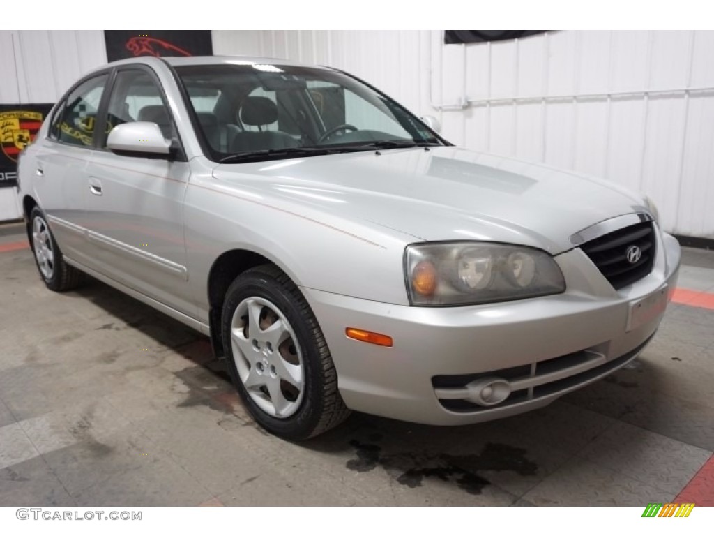 2006 Elantra GLS Sedan - Champagne Beige / Gray photo #5