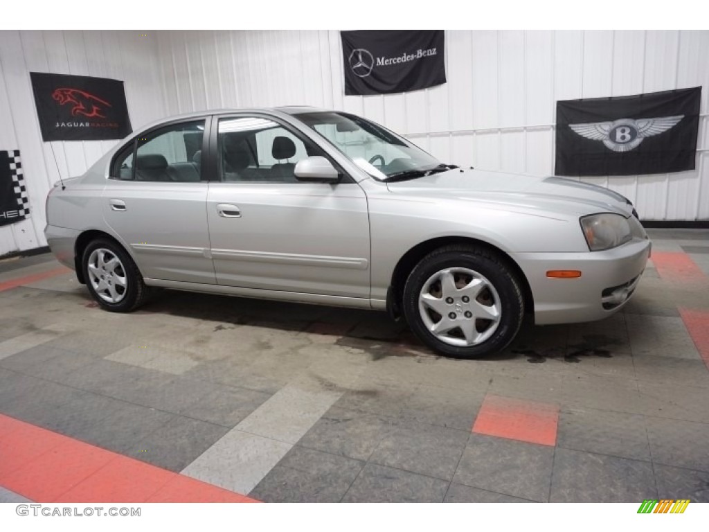 2006 Elantra GLS Sedan - Champagne Beige / Gray photo #6