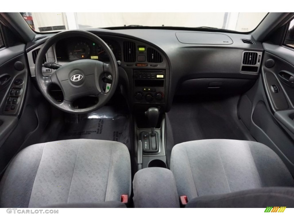 2006 Elantra GLS Sedan - Champagne Beige / Gray photo #25