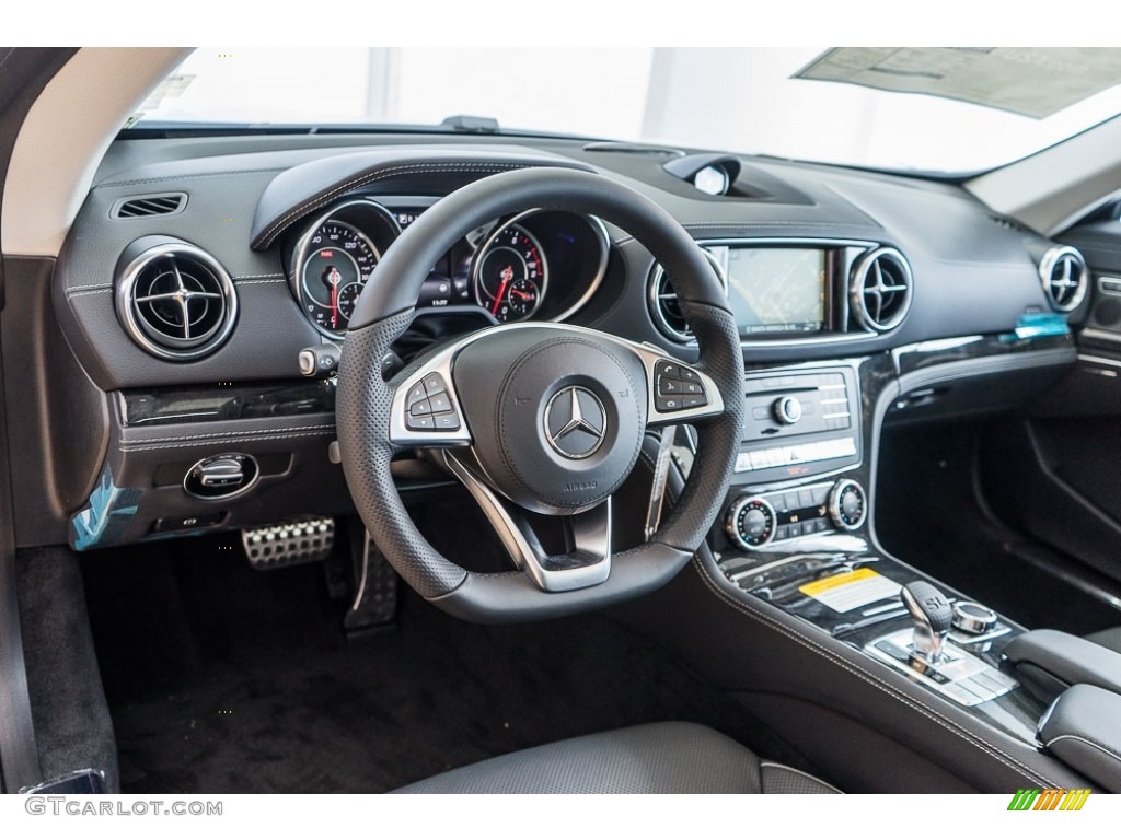 2017 Mercedes-Benz SL 550 Roadster Black Dashboard Photo #115494274
