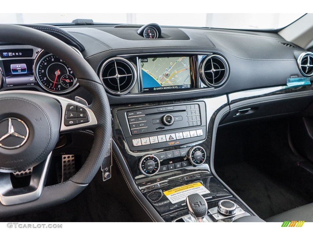 2017 Mercedes-Benz SL 550 Roadster Black Dashboard Photo #115494340