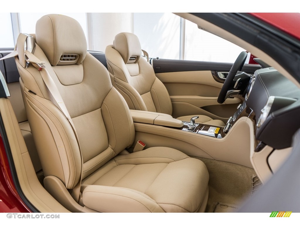 Ginger Beige/Espresso Brown Interior 2017 Mercedes-Benz SL 450 Roadster Photo #115494478