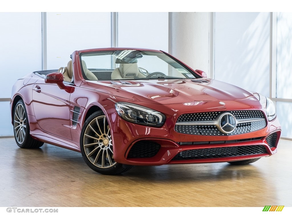 Mars Red 2017 Mercedes-Benz SL 450 Roadster Exterior Photo #115494664