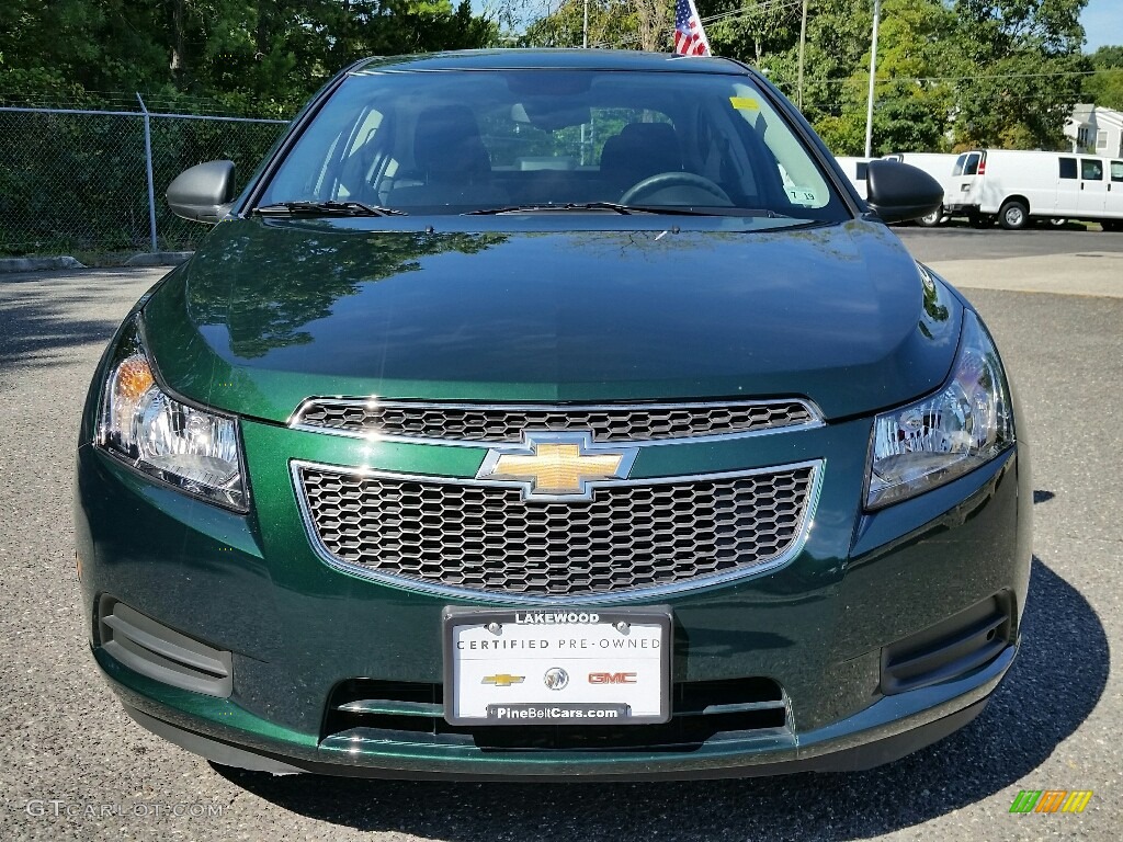 2014 Cruze LS - Rainforest Green Metallic / Jet Black/Medium Titanium photo #2