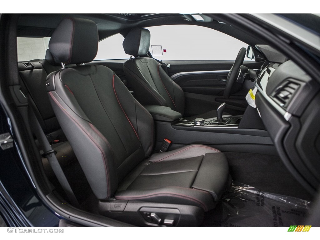 Black Interior 2017 BMW 4 Series 440i Coupe Photo #115495018