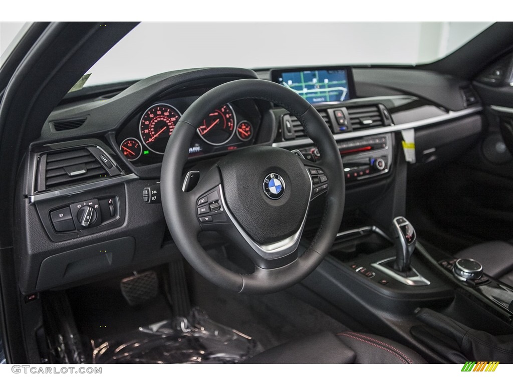 Black Interior 2017 BMW 4 Series 440i Coupe Photo #115495090