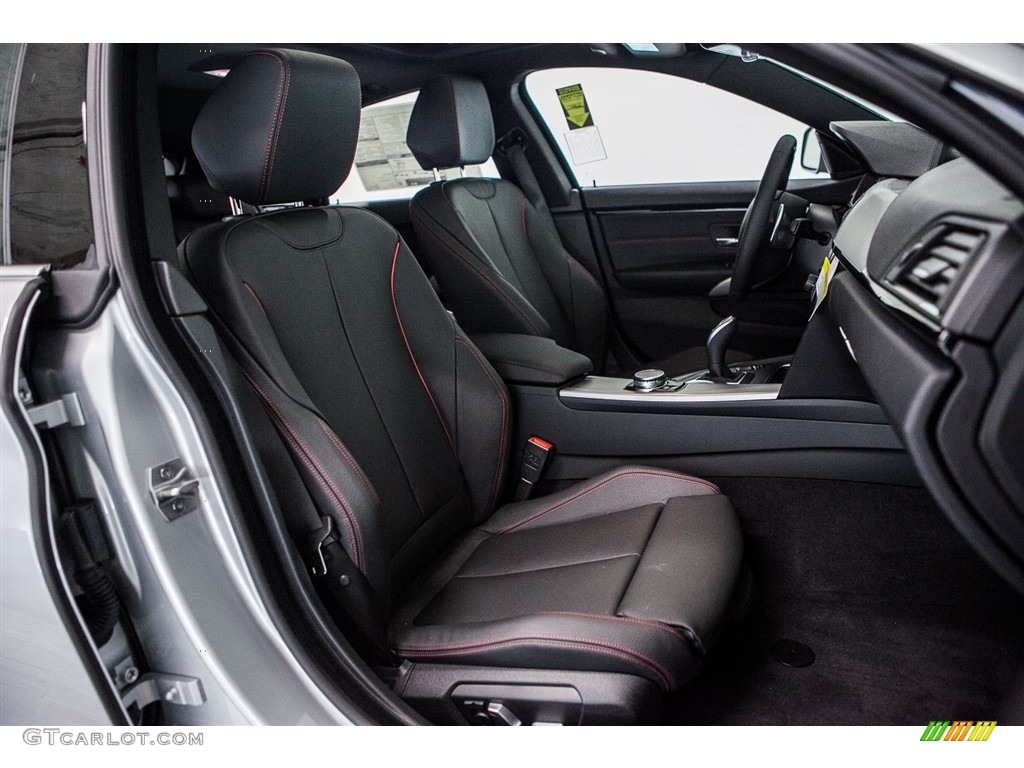 Black Interior 2017 BMW 4 Series 430i Gran Coupe Photo #115495240